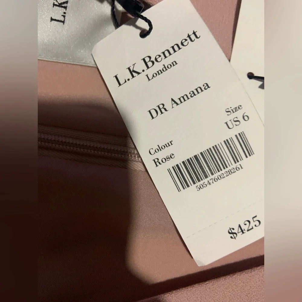 LK Bennett Dress midi Amanda  Prince George's Teacher celeb formal evening $425 - Picture 4 of 8